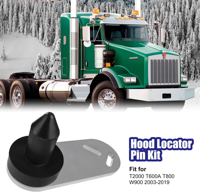 Creative.C Hood Locator Pin Kit Replace 924-5522 M17402PLK K273257 Compatible with Kenworth, Replacement for Hook Pin Kit Hood Shocks - Image 2